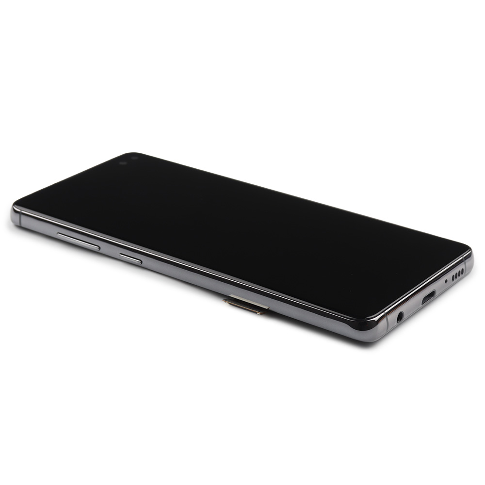 GU93WKI25B Samsung Galaxy S10+ Display Premium In-Cell Met Behuizing Zwart - Afbeelding 1