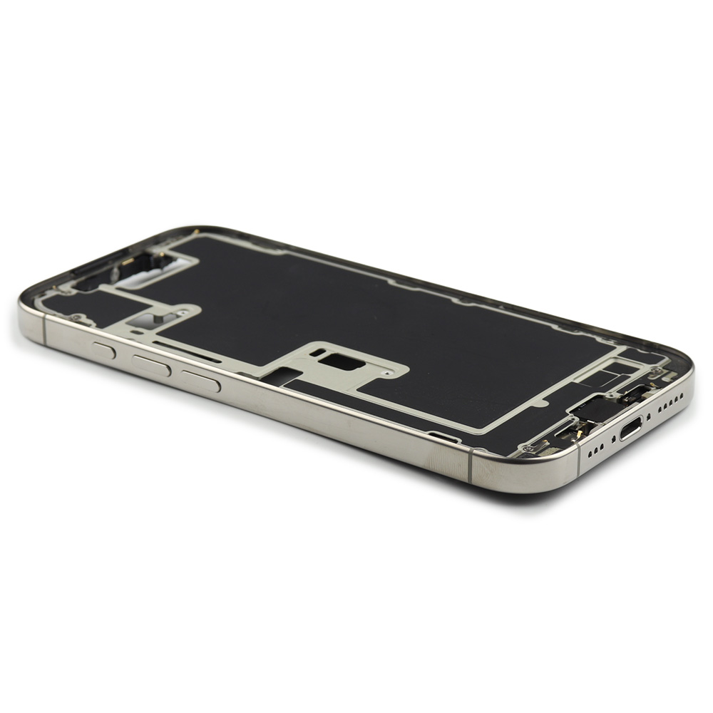 GZQoBc2VckID7OAf4q1uXVyT02SNvI-metaTFo5NlVESjg4TlRJXzEuanBn-.jpg iPhone 16 Pro Middenframe met Knoppen – Premium Titanium Zwart - Afbeelding 1