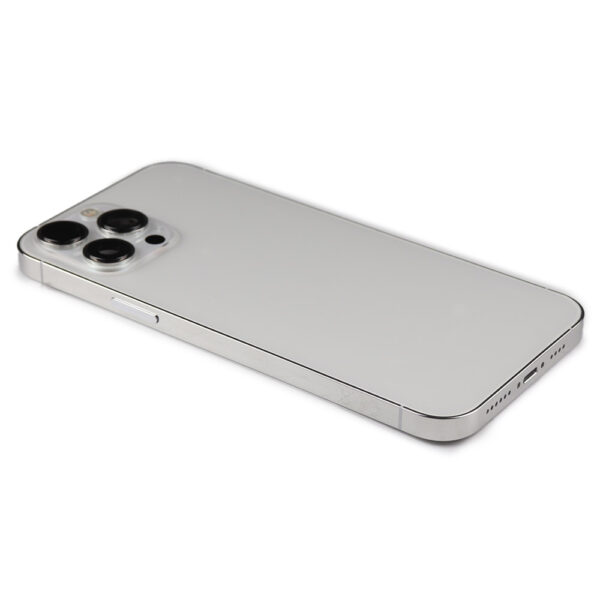 iPhone 13 Pro Max Achterkant Housing Silver – Premium Kwaliteit
