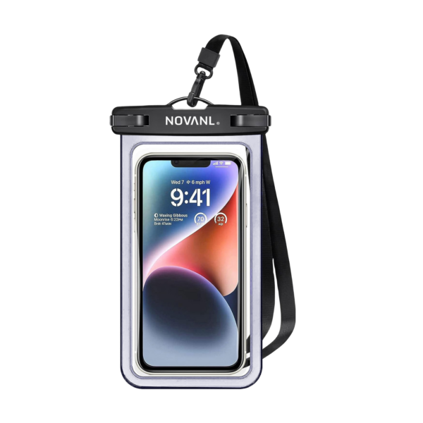 Waterproof Telefoontas Premium - NOVANL SplashSafe Wit