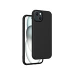 Premium TPU Softcase iPhone 15 Plus - Midnight Black - Afbeelding 2