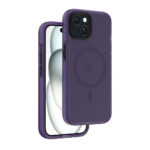iPhone 15 Premium Prismatic Hardcase met Magnetics - Paars - Afbeelding 2