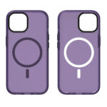 iPhone 15 Premium Prismatic Hardcase met Magnetics - Paars - Afbeelding 3