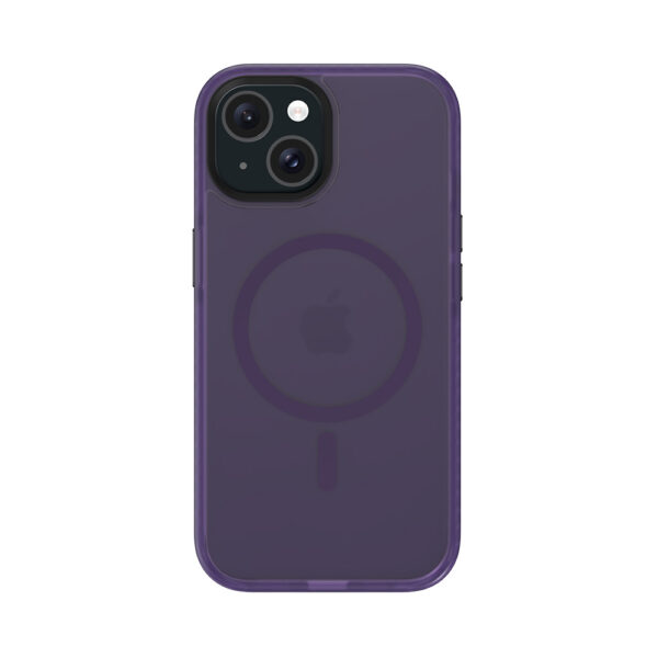 iPhone 15 Premium Prismatic Hardcase met Magnetics - Paars