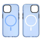 iPhone 15 Premium Prismatic Hardcase met Magnetics - Blauw - Afbeelding 3