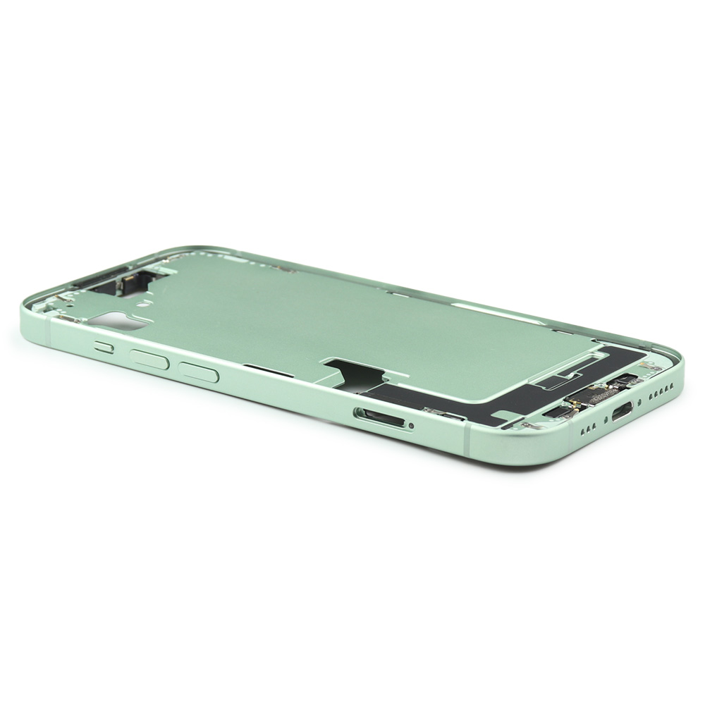 K810KBD51N_9729743193-1.jpg iPhone 15 Middenframe met Knoppen - Premium Titanium Groen - Afbeelding 1