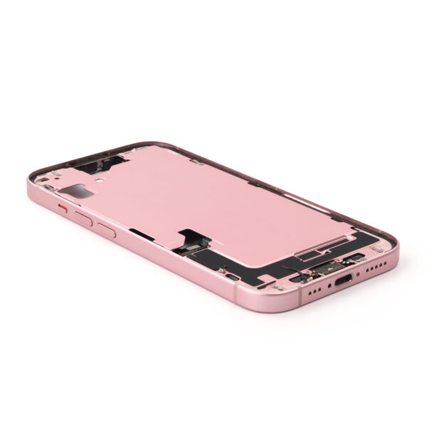 iPhone 15 Middenframe met Knoppen - Premium Titanium Roze