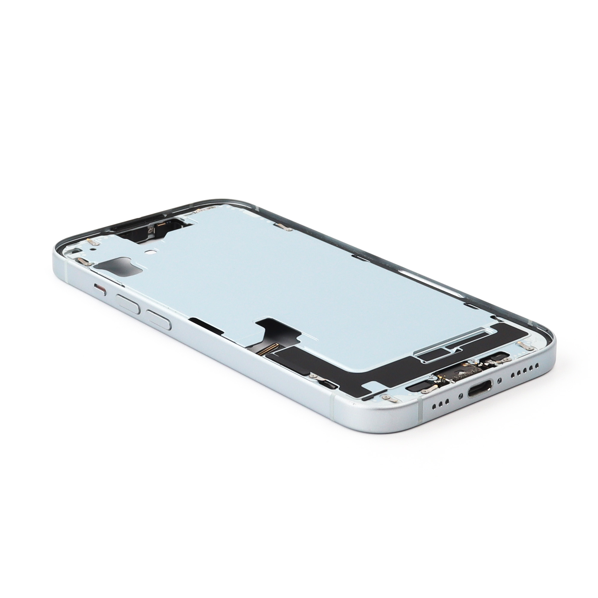 K810KBD51U7O7-1.jpg iPhone 15 Middle Frame Premium - Blauw Titanium met Knoppen - Afbeelding 1
