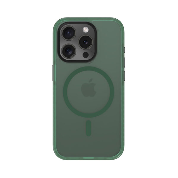 iPhone 15 Pro Premium Hardcase Prismatic met Magnetics - Groen