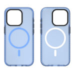 iPhone 15 Pro Premium Hardcase Prismatic met Magnetics Blauw - Afbeelding 3