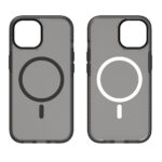 iPhone 15 Plus Premium Hardcase Prismatic Grijs met Magnetics - Afbeelding 3
