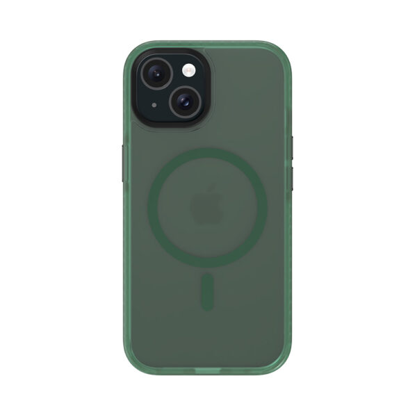 iPhone 15 Plus Premium Hardcase Prismatic Groen met Magnetics
