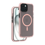 iPhone 15 Plus Premium Hardcase Prismatic Roze met Magnetics - Afbeelding 2