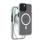 iPhone 15 Plus Premium Hardcase Prismatic met Magnetics - Wit - Afbeelding 2