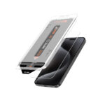 iPhone 15 Pro Premium Glazen Screenprotector 3-in-1 met Applicator - Afbeelding 2