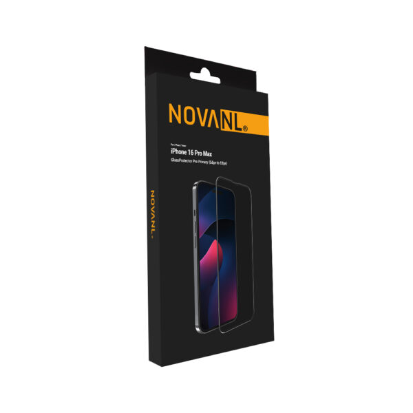 iPhone 16 Pro Max Privacy Screenprotector Premium Edge-to-Edge