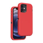 iPhone 12 mini Premium Hardcase RuggedGuard Rood - Afbeelding 2