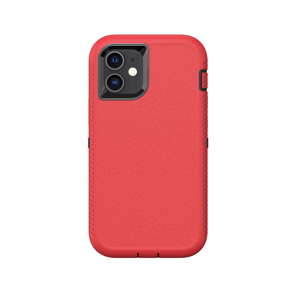 L441VRJ95R_7657978268-3.jpg iPhone 12 mini Premium Hardcase RuggedGuard Rood - Afbeelding 1