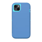 iPhone 14 Plus Premium Hardcase Blauw - RuggedGuard Bescherming