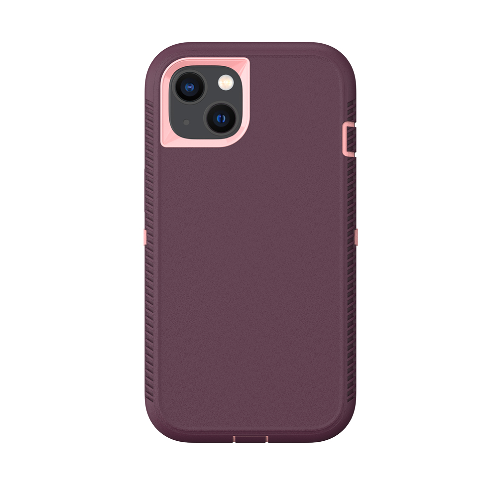LY08JKT55L_7346186713-3.jpg iPhone 13 Mini Premium Hardcase Beschermhoes Paars - Afbeelding 1