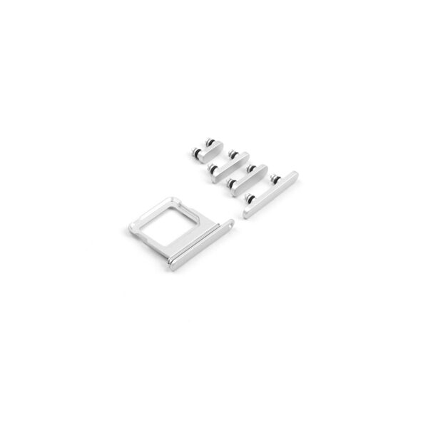 iPhone 17 Behuizingknoppen Premium - Wit OEM-Equivalent