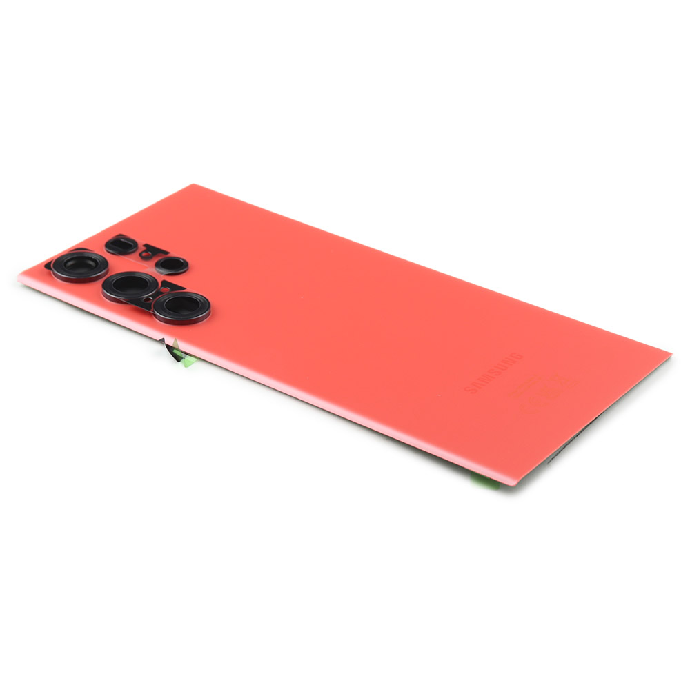 OZ91TQE56R_979338424-3.jpg Samsung Galaxy S23 Ultra Back Cover Premium Origineel SM-S918B Rood - Afbeelding 1