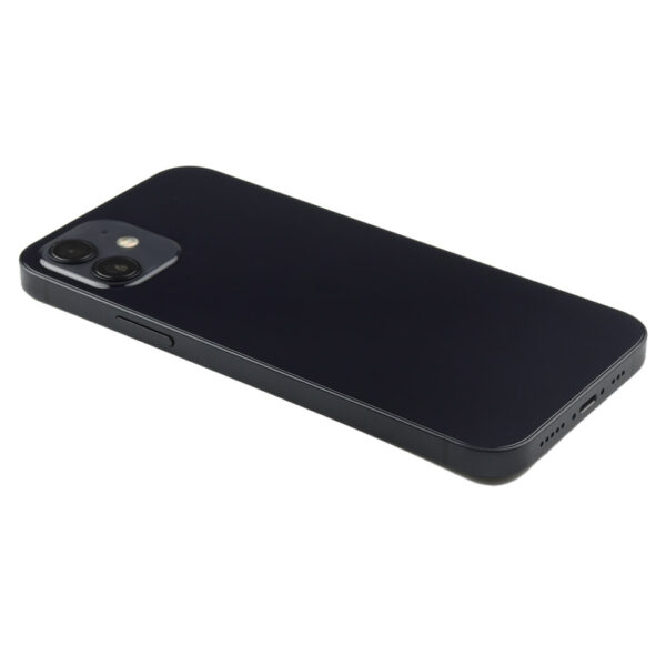iPhone 12 Premium Achterkant Behuizing Zwart - Origineel