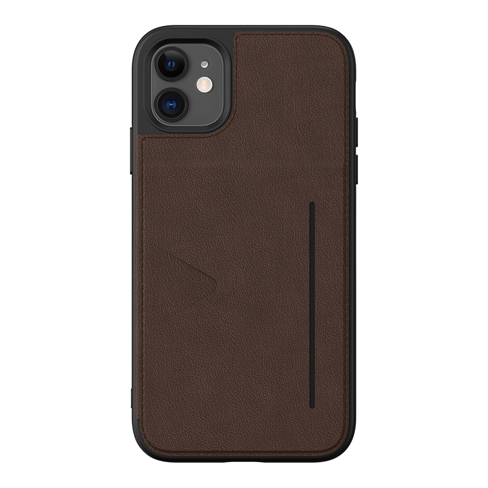 PL74Y2S83A_3788331027-3.jpg iPhone X/XS Premium Bookttype Wallet Case Bruin - NOVANL - Afbeelding 1