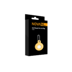 Premium SoftTouch AirTag Case Geel - Origineel Design