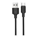Premium USB-A naar USB-C Oplaadkabel 12W (1M) Zwart - Afbeelding 4