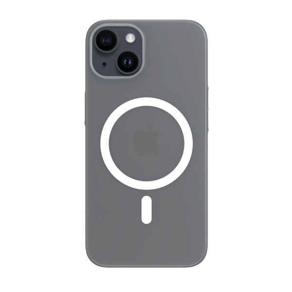 iPhone 14 Plus Premium Hardcase Crystal Frost met Magnetics
