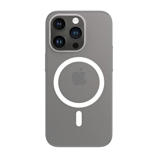 iPhone 14 Pro Max Premium Hardcase Crystal Frost met Magnetics