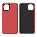 iPhone 15 Premium Hardcase RuggedGuard Rood - Beschermhoes - Afbeelding 3