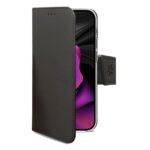 Celly Wally Bookcase iPhone 15 Plus Premium Beschermhoes Zwart - Afbeelding 3