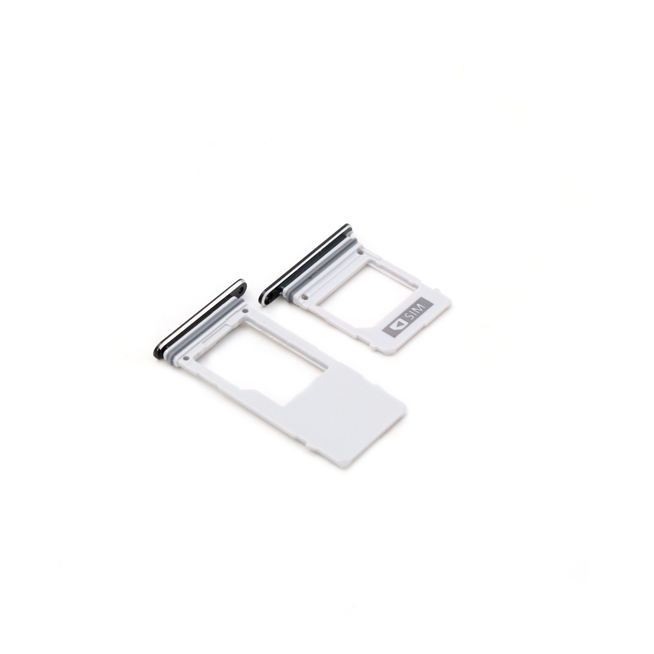 SAA530F309B_1-1.jpg Samsung Galaxy A8 2018 Nano SIM-kaarthouder Premium OEM-Equivalent Zwart - Afbeelding 1