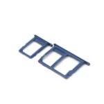 Samsung Galaxy A6+ 2018 SIM & SD Kaarthouder Premium Blauw - Afbeelding 2