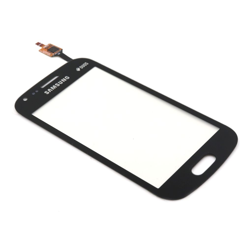 SAS756X101B_1-2.jpg Samsung Galaxy Trend Duos (S7562) Touchscreen Premium - Zwart met Lijm - Afbeelding 1