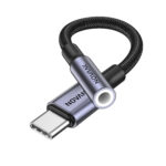 Premium SoundFusion AUX naar USB-C Adapter Kabel 12CM - Afbeelding 3