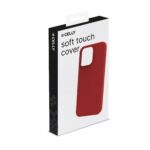 Celly Cromo Premium Softcase voor iPhone 15 Plus Rood