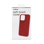Celly Cromo Premium Softcase voor iPhone 15 Plus Rood - Afbeelding 2