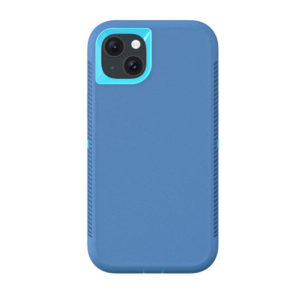 iPhone 15 Plus Premium Hardcase RuggedGuard Blauw