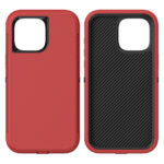 iPhone 15 Pro Max Premium Hardcase Rood - RuggedGuard - Afbeelding 3