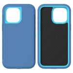 iPhone 15 Pro Max Hardcase Premium Rugged Guard Blauw - Afbeelding 3
