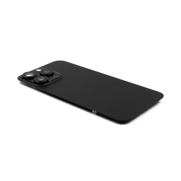 iPhone 15 Pro Max Achterkap Premium - Zwart Titanium met Camera