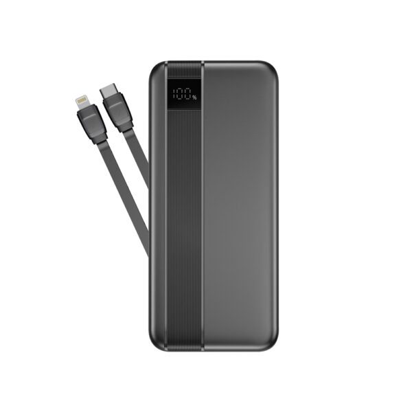 NOVANL PowerUp 20.000 mAh Dual Cable Premium Powerbank