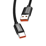 Premium USB-C Snellaadkabel 18W - 1 Meter Zwart - Afbeelding 3