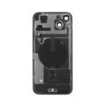 iPhone 15 Plus Back Cover met Camera Lens - Premium Kwaliteit Zwart Titanium - Afbeelding 3
