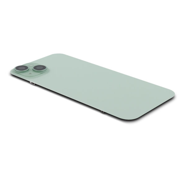 iPhone 15 Plus Achterkap Premium - Groen Titanium met Camera & Wireless Charging