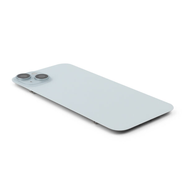 iPhone 15 Plus Achterkap Premium – Blauw Titanium met Camera & Flitser