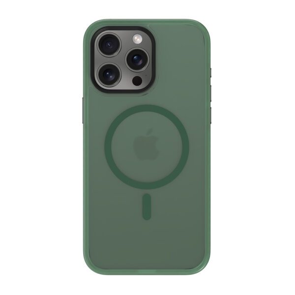 iPhone 15 Pro Max Premium Hardcase Groen met Magnetische Bevestiging